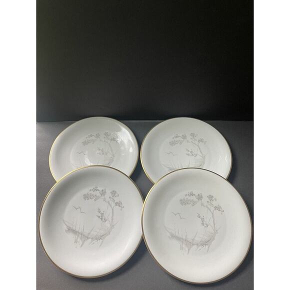 Edelstein Bavaria Made In Germany Malta Plate 20205 White 10” Dinner Plate (4) - Picture 1 of 4
